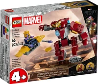 LEGO Marvel Iron Man Hulkbuster vs. Thanos 76263 Building Toy Set (66 Pieces)