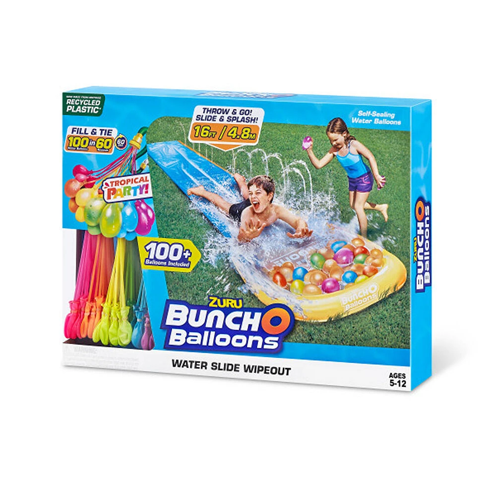 Zuru Bunch O Balloons Tropical Party Water Slide Wipeout (1x Lane)