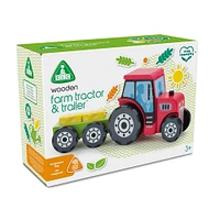 Early Learning Centre tracteur et remorque agricole en bois - Notre Exclusivité