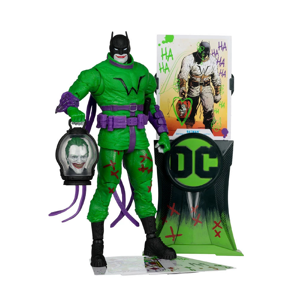 DC Multiverse Batman (Jokerisé) (Last Knight on Earth) Label d'or Figurine de 7 pouces