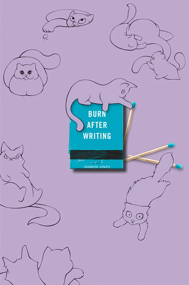 Burn After Writing (Purple With Cats) - English Edition