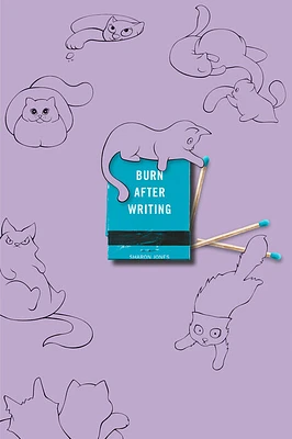 Burn After Writing (Purple With Cats) - English Edition