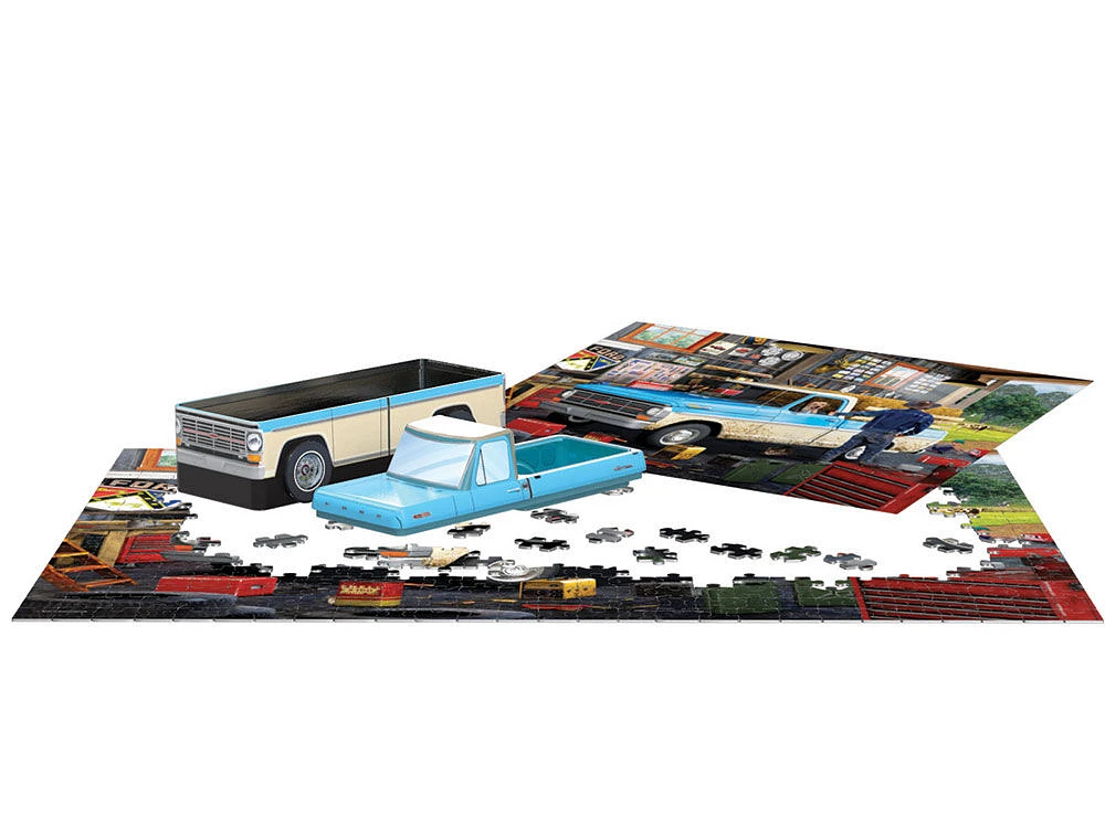 Eurographics Ford Truck Shaped Tin 550 Pc Puzzle