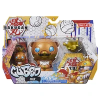 Bakugan, Coffret Cubbo Deka avec Cubbo roi géant exclusif et Cubbo classique, figurines articulées Geogan Rising transformables à collectionner