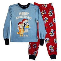 Bluey 2 Piece Pajama Set - Blue/Red