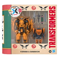 Transformers Collaborative NARUTO SHIPPUDEN x Transformers Toys Kurama and Gamakichi Action Figures