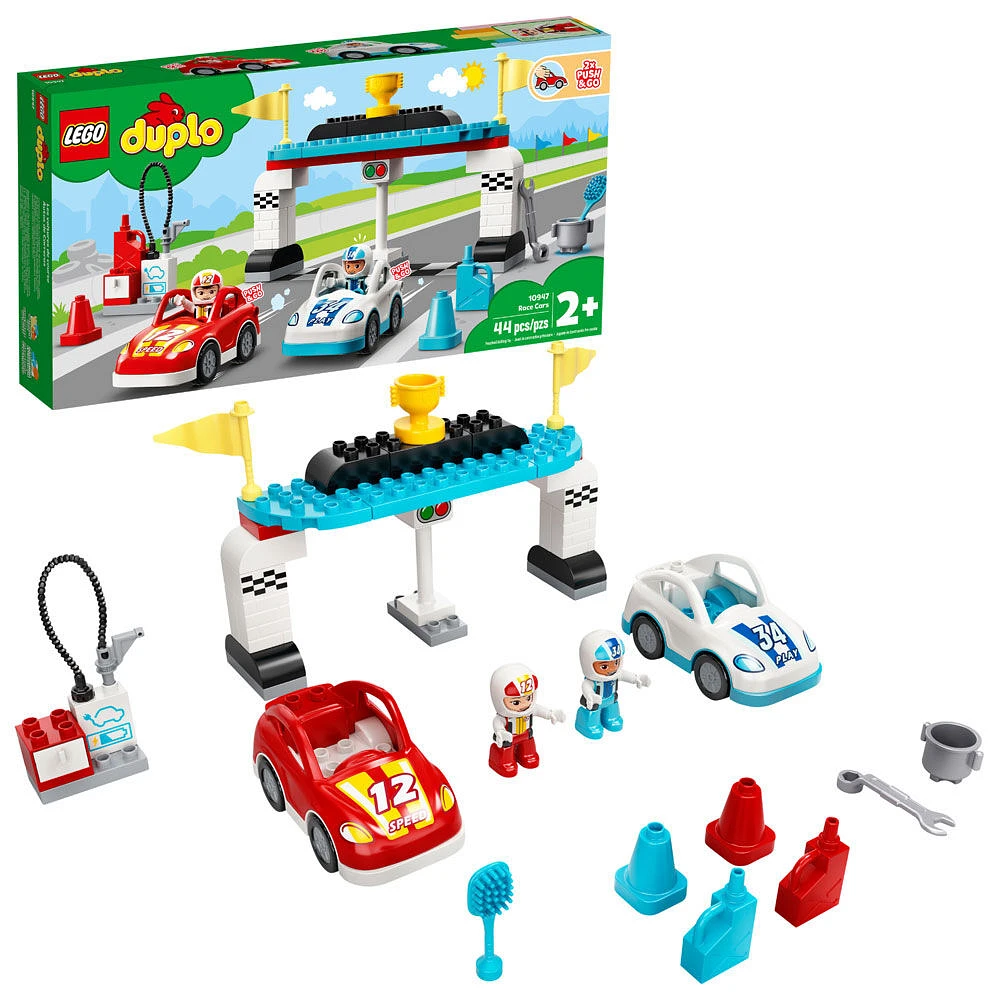 LEGO DUPLO Town Les voitures de course 10947 (44 pièces)