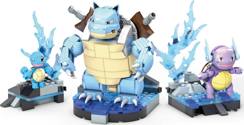 Coffret de construction Évolution Carapuce Pokémon de Mega Construx, jouets pour enfants