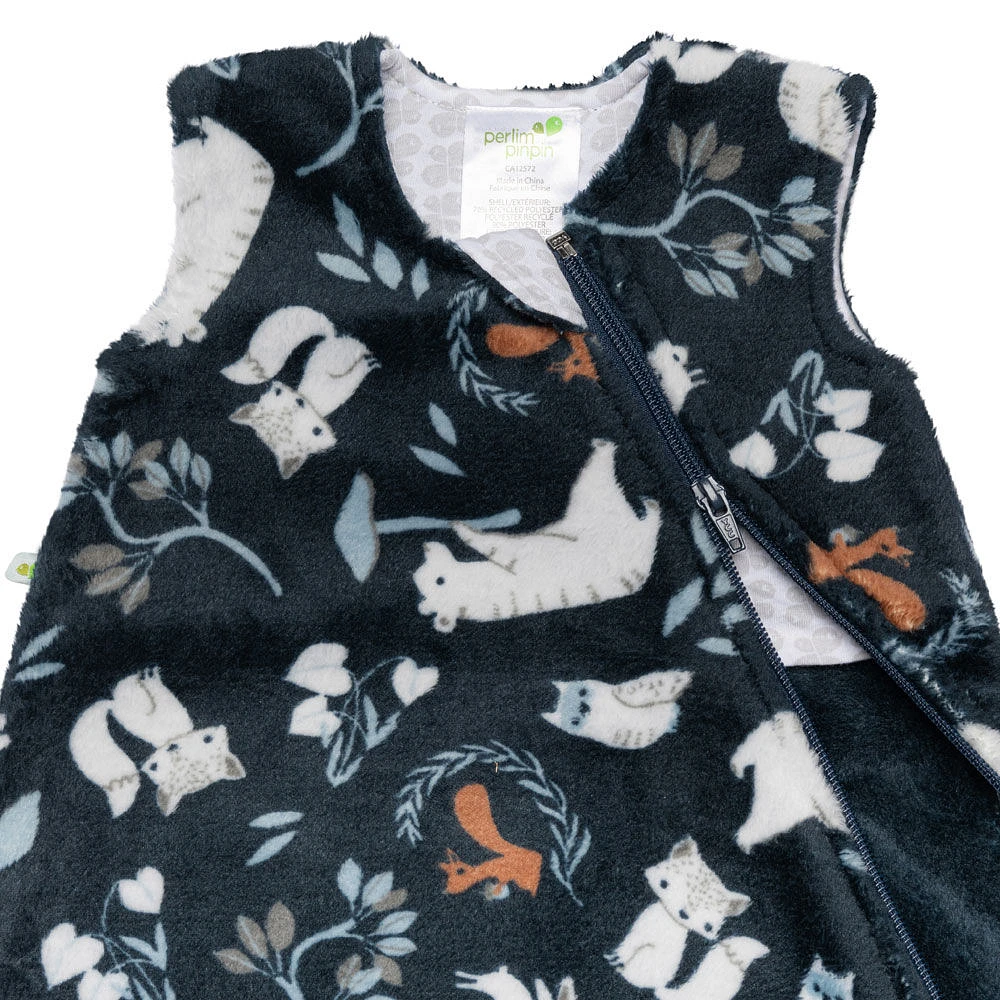 Perlimpinpin-Unisex- Plush sleepbag 1.5 Togs-Forest-0-6m