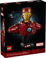 LEGO Marvel Iron Man MK4 Bust Building Kit - Includes Minifigure - Collectible for Adults, 18+ - 76327