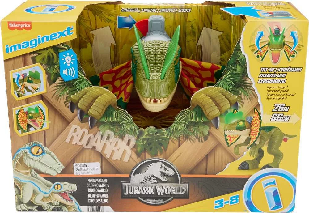 Imaginext Jurassic World Attack Mode Dilophosaurus