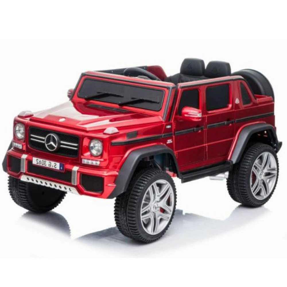 KidsVip 12V Enfants et Tout-Petits 4x4 Mercedes Maybach G650s Edition Voiture Eléctrique avec Commande à Distance - Rouge - Édition anglaise