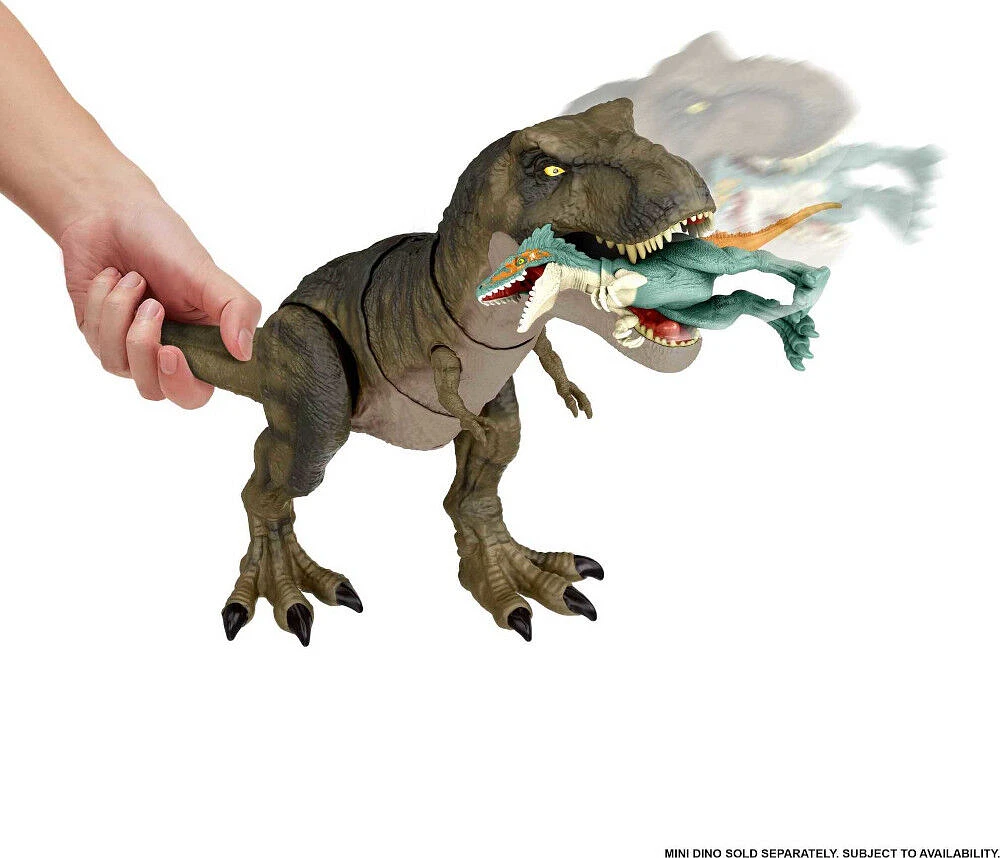 Jurassic World - Attaque et Dévore - Figurine - Tyrannosaure Rex