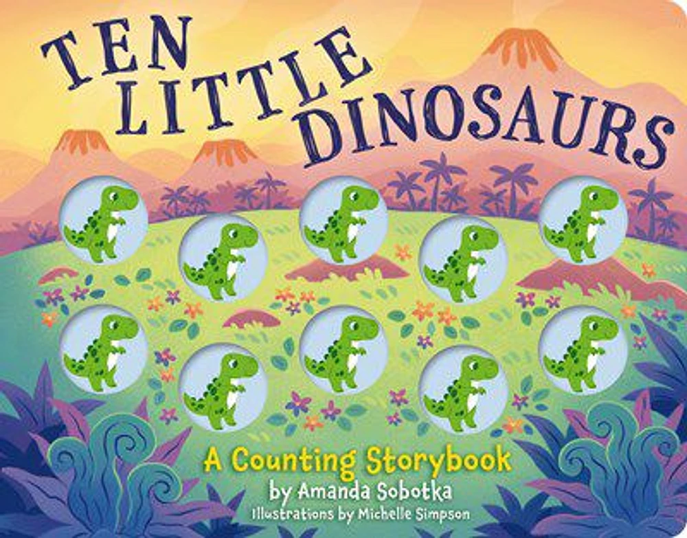 Ten Little Dinosaurs - Édition anglaise