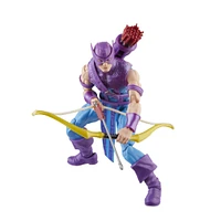 Hasbro Marvel Legends Series, figurine de collection de 15 cm Hawkeye avec Sky-Cycle Avengers 60e anniversaire