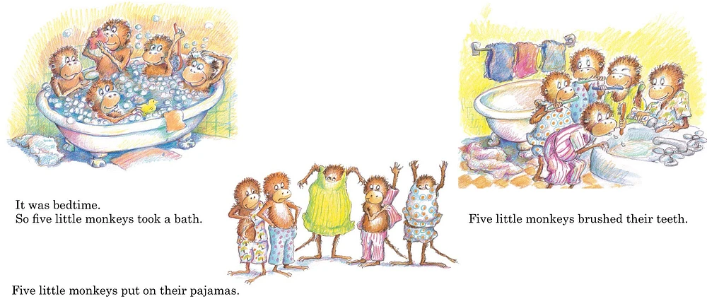 Five Little Monkeys Jumping on the Bed (Padded Board Book)