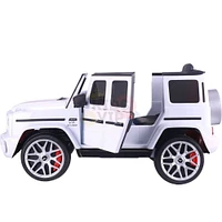 KidsVip 12V Enfants et Tout-Petits Mercedes G63 Edition Voiture Eléctrique avec Commande à Distance - Blanc