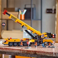 LEGO City Yellow Mobile Construction Crane Building Toy, Creative Birthday Gift for Kids, 60409