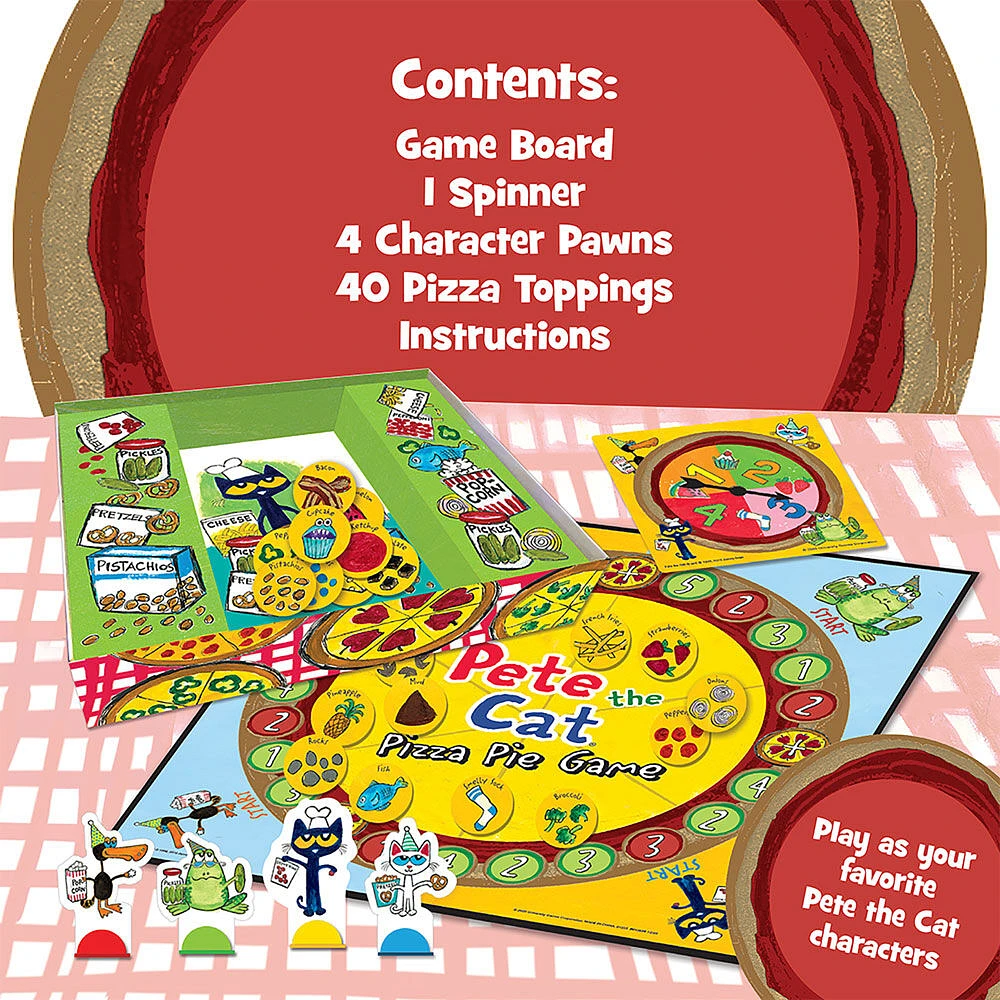 Pete The Cat Pizza Pie Game - Édition anglaise