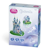 4D Build, Disney Princess, Château de Cendrillon, Puzzle 3D en papier, 300 pièces