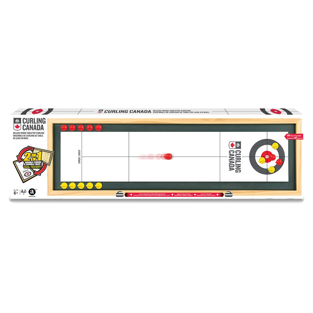 Curling Canada Deluxe Wood Tabletop Curling