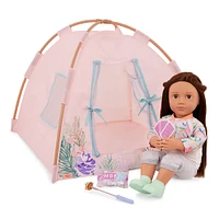 Our Generation Camping Nights Tent & Accessories Set for 18-inch Dolls