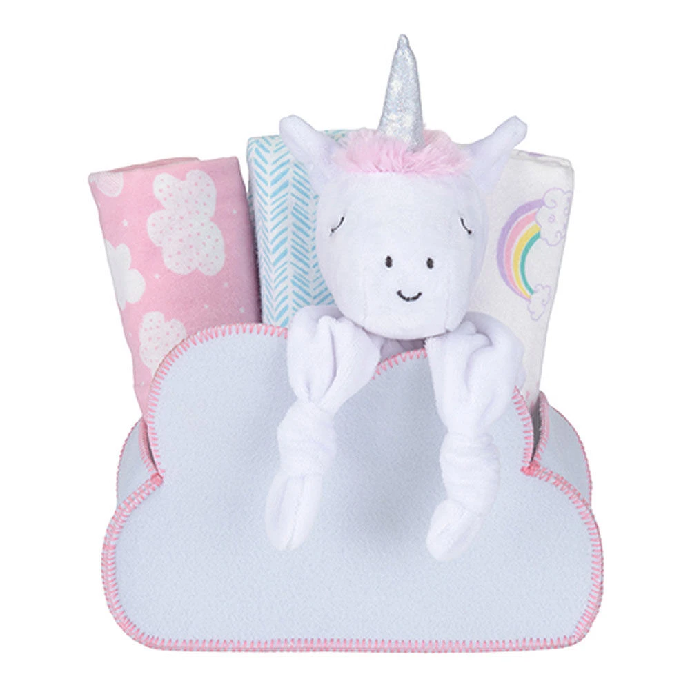 Coffret cadeau 5 pièces en forme de nuage Welcome Baby