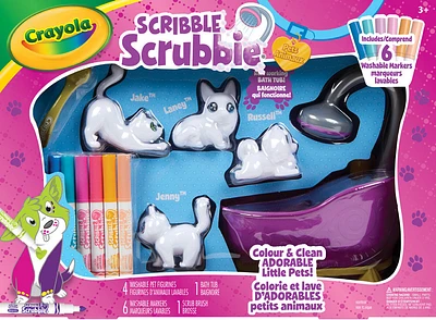 Crayola Scribble Scrubbie Pets Scrub Tub Playset