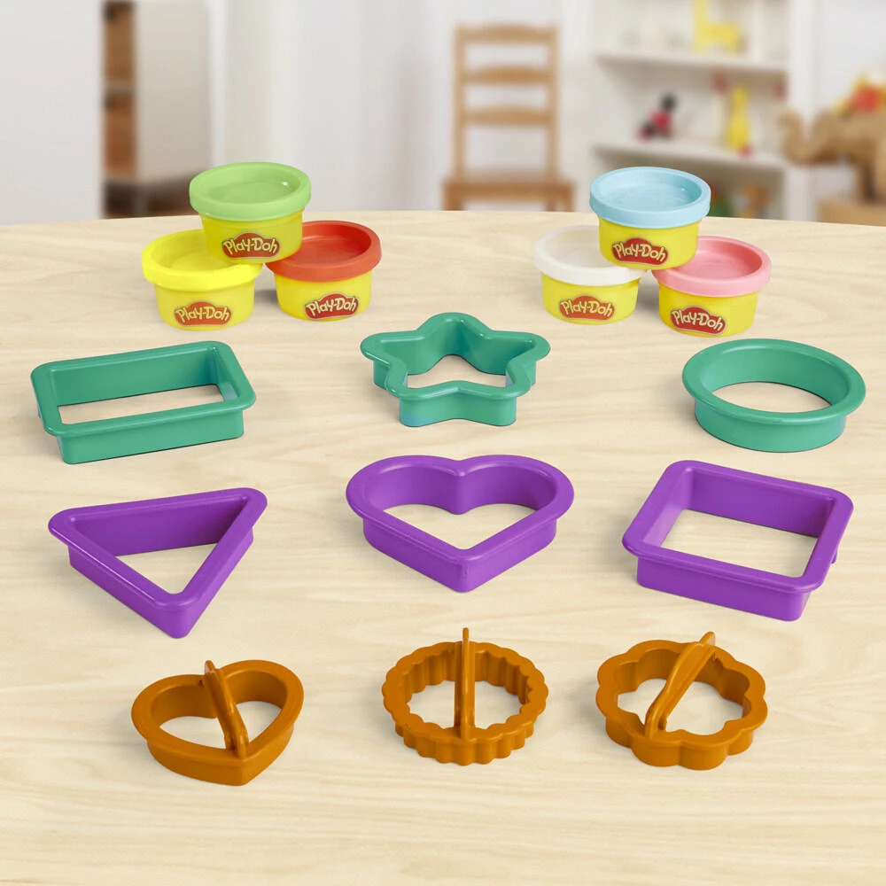 Play-Doh Mes premiers apprentissages - Les Formes, loisirs créatifs avec pâte à modeler pour le préscolaire