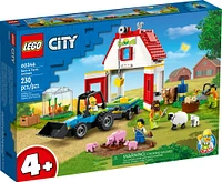 LEGO City Barn and Farm Animals 60346 Building Kit (230 Pieces)