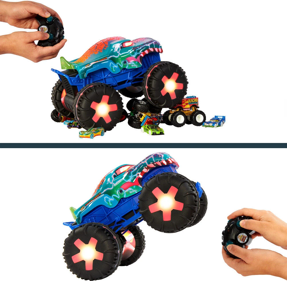 HotWheels Monster Trucks-Mega-Wrex-Véhicule télécommandé échelle 1/15