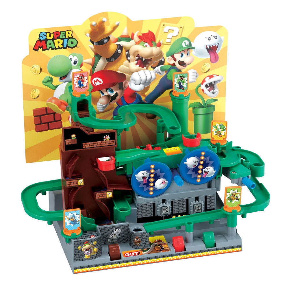 Epoch Games Super Mario Adventure Game DX, Tabletop Skill and Action Game and Marble Maze