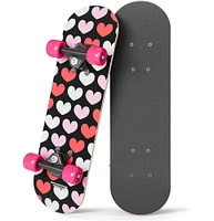 Rudeboyz Mini Skateboard - Hearts - 17"
