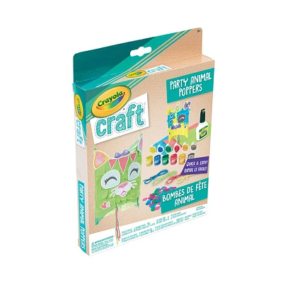 Crayola Craft Party Animal Poppers Kit