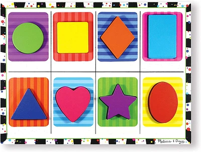 Melissa and Doug - Puzzle de forme épaisse