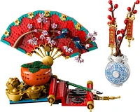 LEGO Le festival traditionnel chinois La bonne fortune Ensemble de construction, Modèle à exposer et activités familiales, Jouet artistique 80117