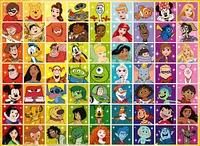 Ravensburger - Puzzle XXL De 100Pc Palette De Couleurs Des Personnages Disney Pixar