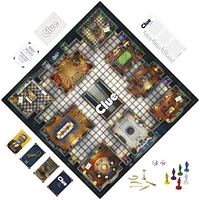 Clue Board Game, Reimagined Clue Game for 2-6 Players, Mystery Games, Detective Games, Family Games for Kids and Adults