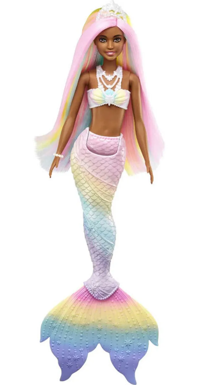 MERMAZE MERMAIDZ Color Change Shellnelle Mermaid Fashion Doll with Designer  Outfit & Accessories, Stylish Hair & Sculpted Tail, Poseable, Multicolor