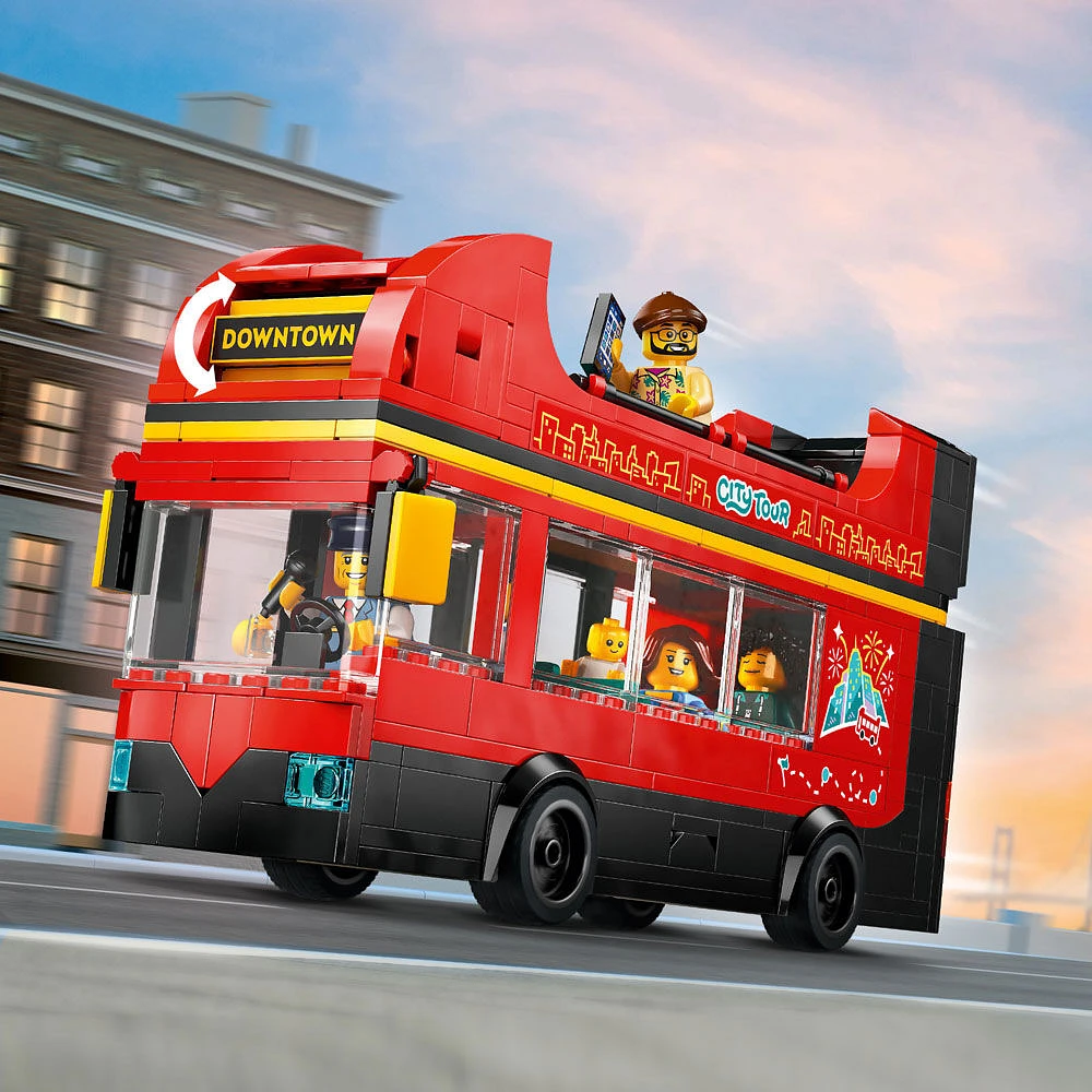 LEGO City Le bus touristique rouge à impériale 60407