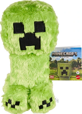 Minecraft Creeper Plush Toy, 8-inch Collectible Soft Doll Inspired by A Minecraft Movie