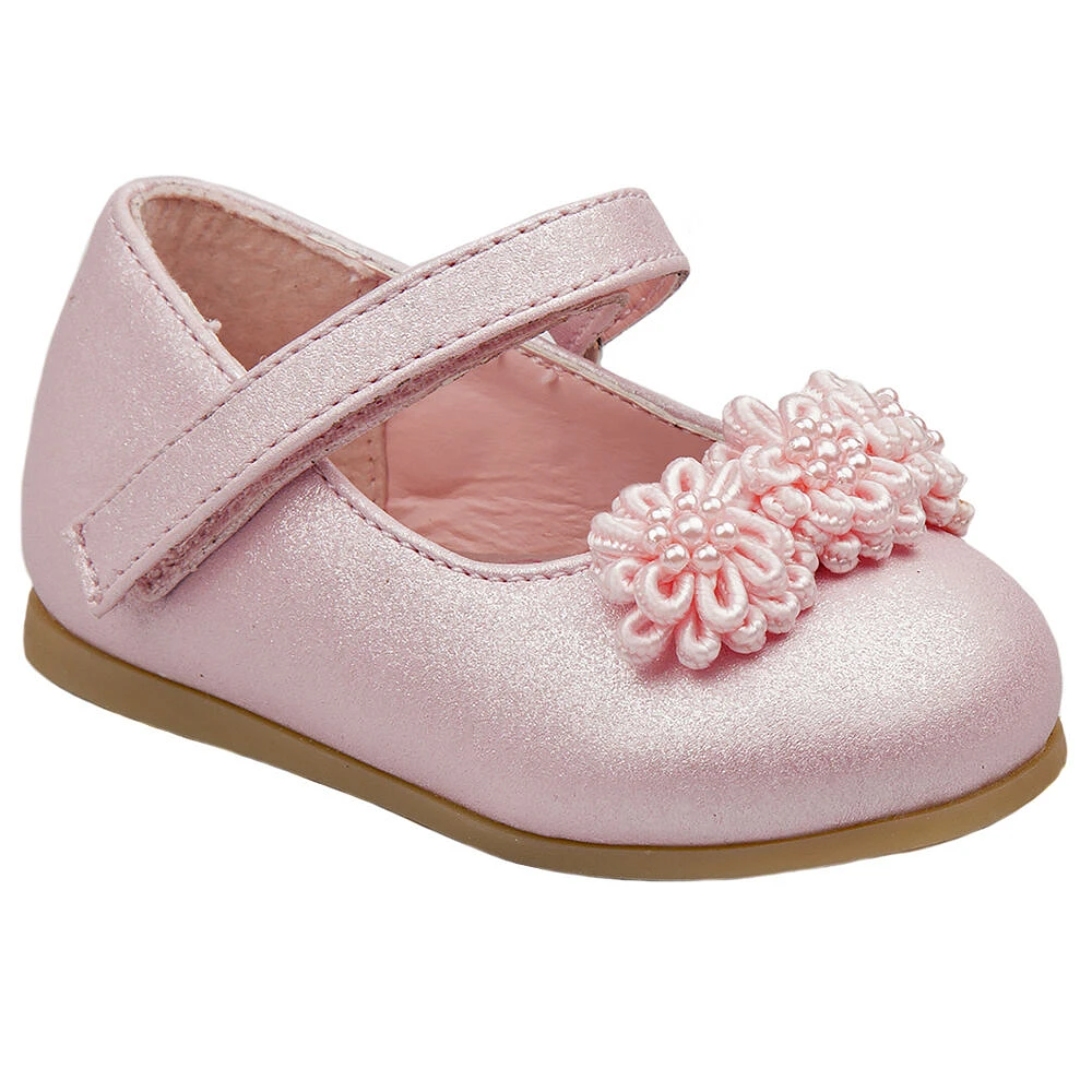 Chaussures habillées roses pour béb
