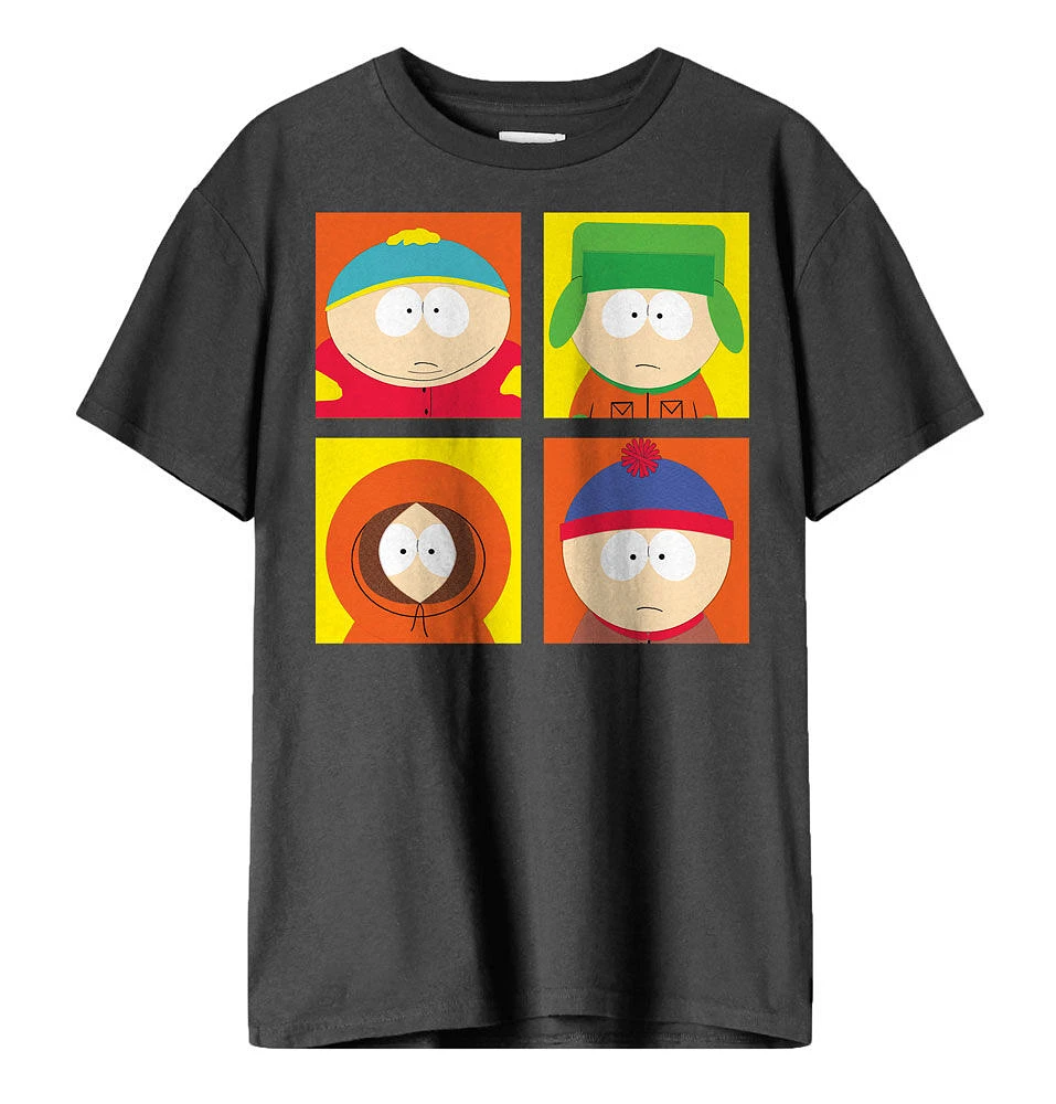 South Park- Pop Art Black T-Shirt