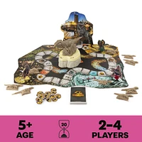 Jurassic World Dominion, Jeu de société sensoriel Stomp N' Smash sur le thème des dinosaures, avec sable Kinetic Sand