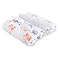 Aden + Anais Essentials 4-Pack Muslin Swaddle Safari Babes