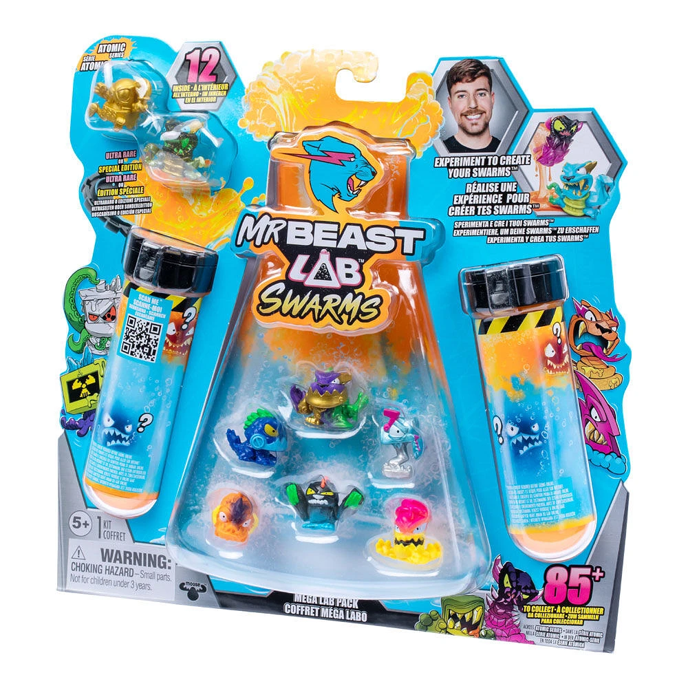 Pack de 12 Mega Labs de la série Atomic de MrBeast Lab