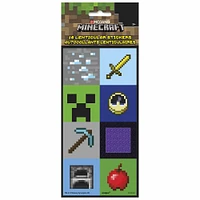 Minecraft Lenticular 3D Stickers 16 pieces