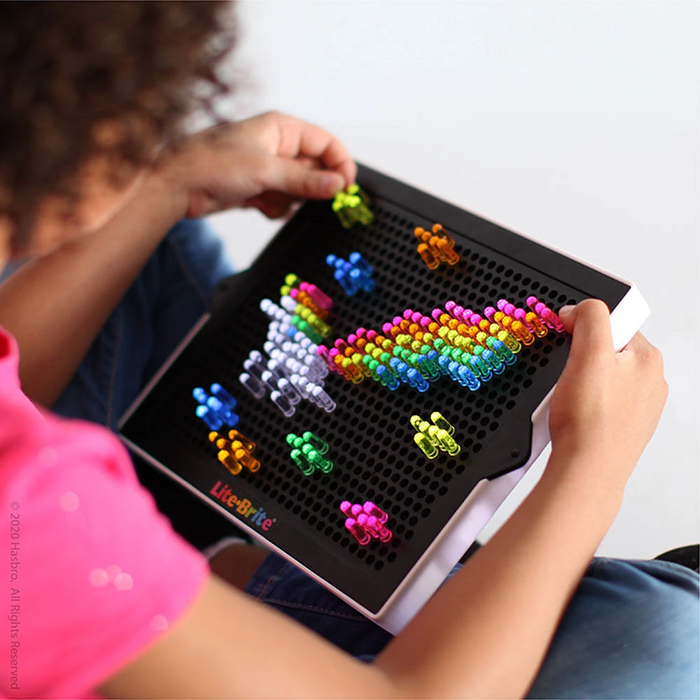 Écran magique Lite-Brite de style rétro