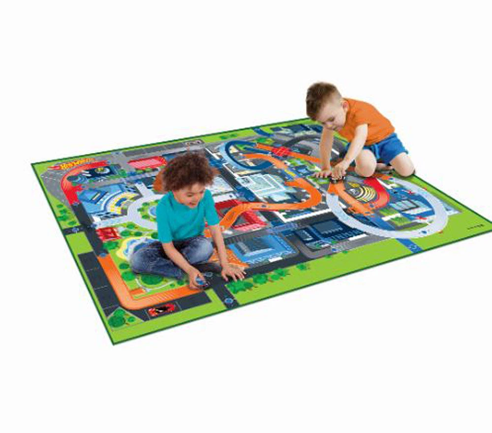 Hot Wheels Jumbo Mega Mat With 2 Vehicles