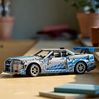 LEGO Technic 2 Fast 2 Furious Nissan Skyline GT-R (R34) Car - DIY Kit for Adults 18+ - 42210